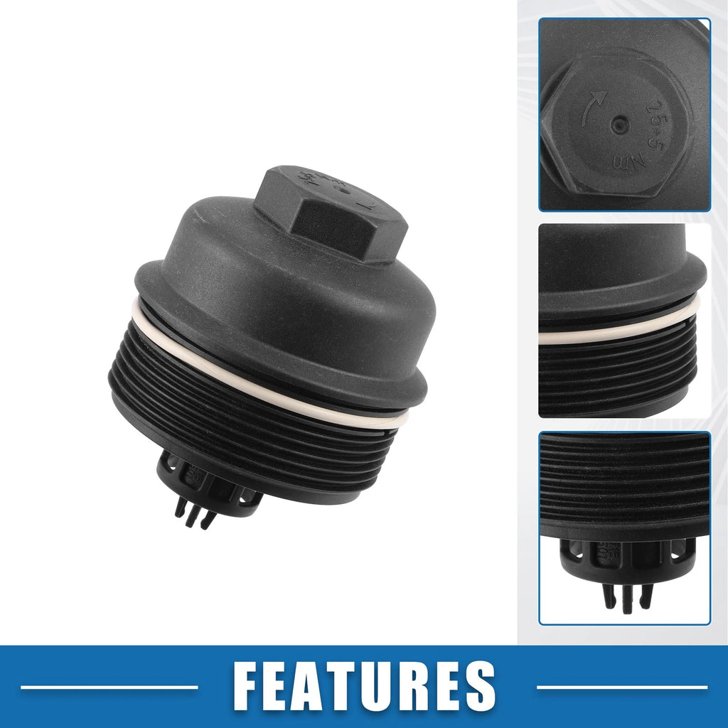 Engine Oil Filter Housing Cover Cap 11427625483 for BMW 316i 320i F30 (2013–2018)