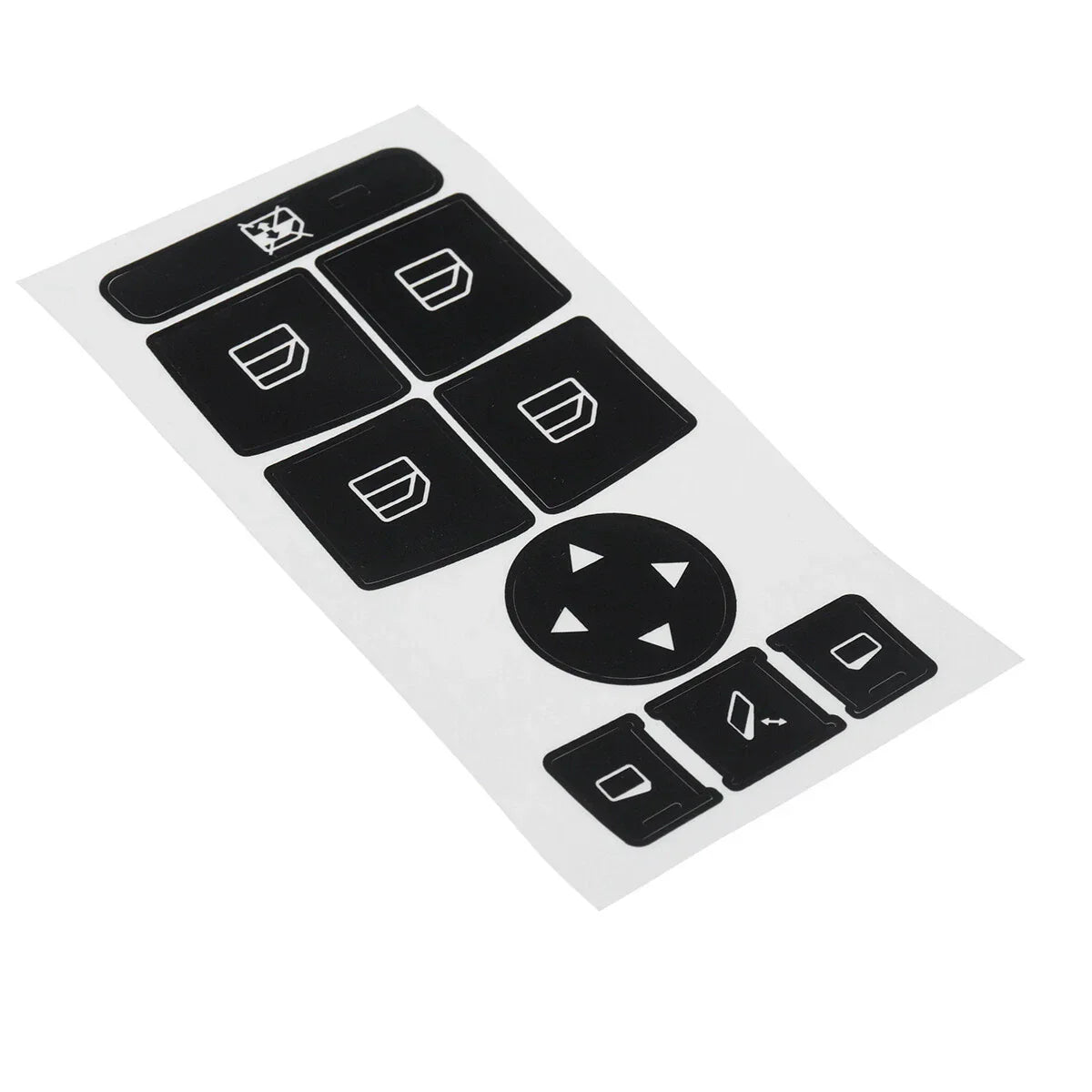 Auto Window Switch Button Repair Sticker Decal for Mercedes Benz (2007–2014)