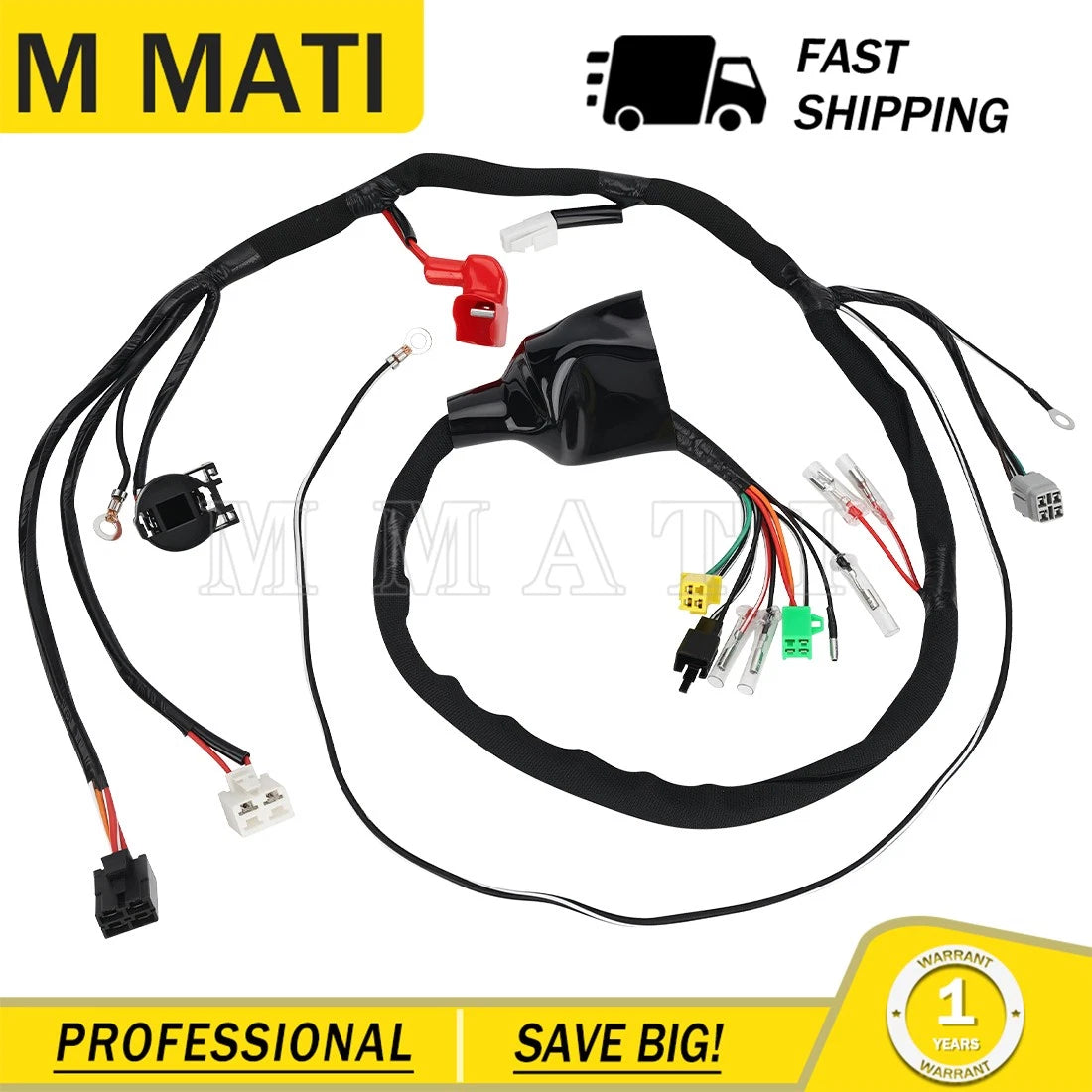 Wire Electrical Harness for Suzuki LT80 Quadsport (1996–2006) 36610-40B20