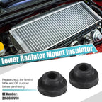 2X Upper Radiator Mount Insulator No. 2150610V00 for Nissan 240SX (1989–1998)