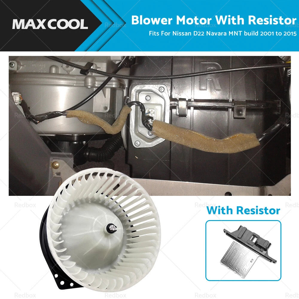 Blower Motor with Resistor for Nissan Cefiro Maxima Navara (1994–2015)