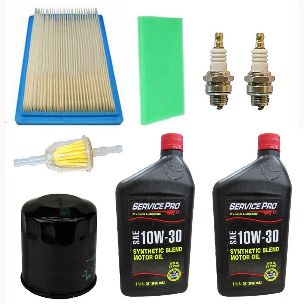 Filters w/ Spark Plugs & Oil for Kawasaki (Replaces 11013-2141)