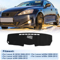 Dash Cover for Lexus IS XE20 (2006–2012) Faux Leather Black