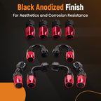8AN Nylon Steel Braided Oil Fuel Line Kit for Universal Applications