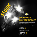 LED Reverse Back Up Light Bulb for Various Vehicles (921, 912, W16W)