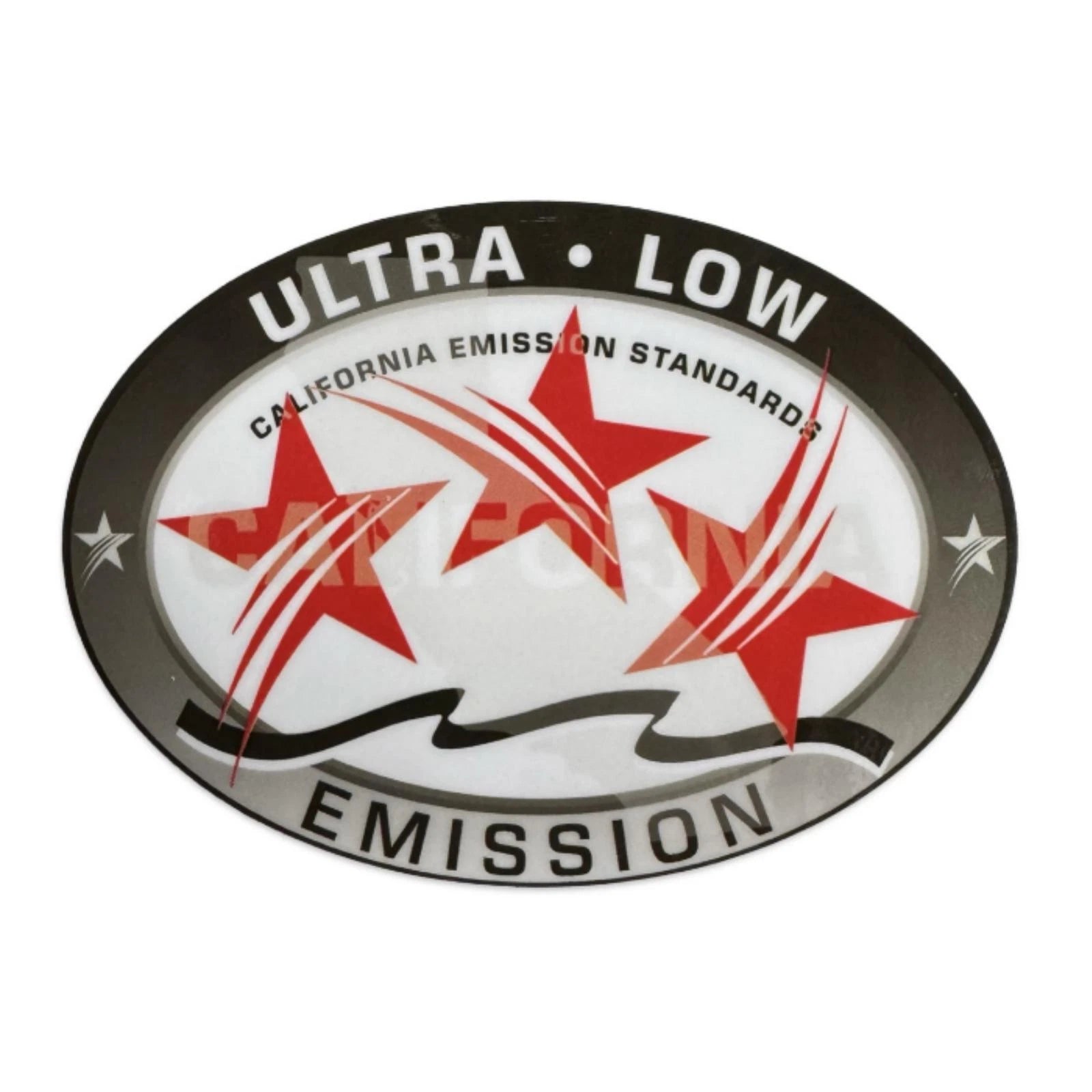 2X Outboard Graphic Sticker Red for Honda (California DOT)