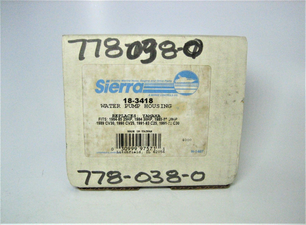 Water Pump Housing for Yamaha Marine 25-30HP (18-3418, 689-44311-03-00)