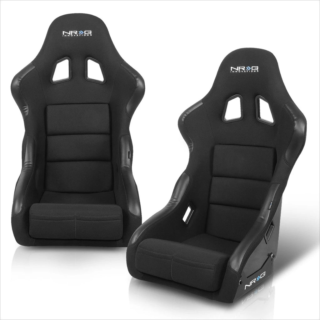 2X Fiberglass Fixed Back Racing Bucket Seat for NRG Innovation (FRP-311)