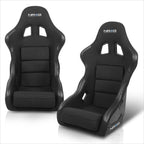 2X Fiberglass Fixed Back Racing Bucket Seat for NRG Innovation (FRP-311)