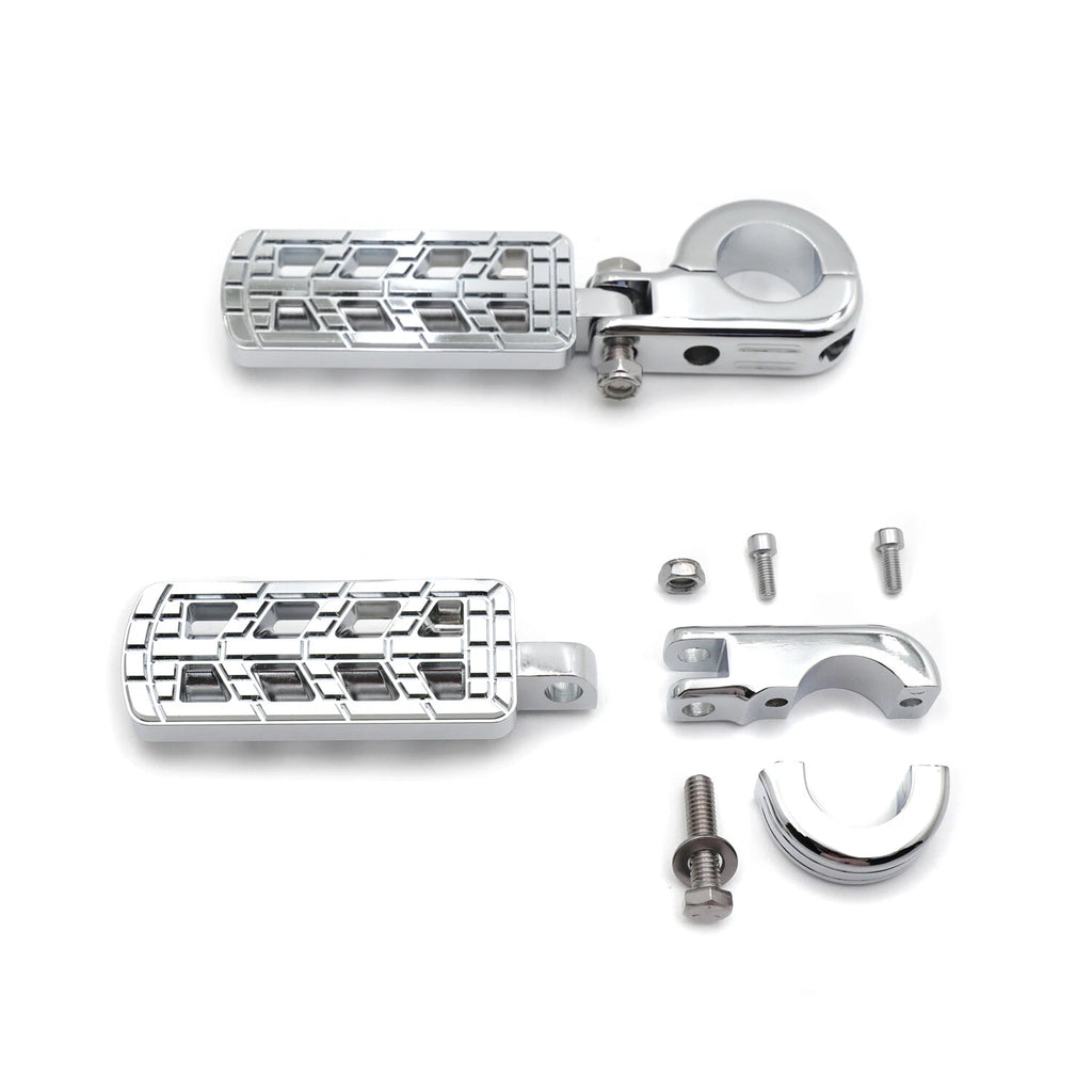 CNC 1.25" Dominator Footpeg w/ P-Clamp for Suzuki Boulevard M90 S50 M50Z C90 M1
