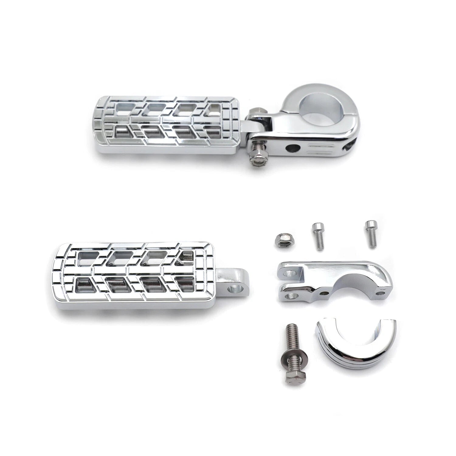 CNC 1.25" Dominator Footpeg w/ P-Clamp for Suzuki Boulevard M90 S50 M50Z C90 M1