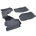 Set of 3 TPE Rubber All Weather Floor Mats for Jeep Liberty (2008–2012)