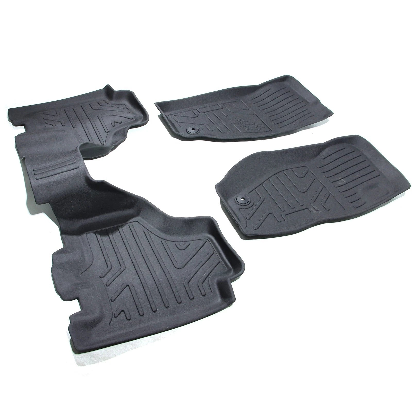 Set of 3 TPE Rubber All Weather Floor Mats for Jeep Liberty (2008–2012)