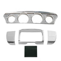 Tri Line Gauge Stereo Accent Trim Cover for Harley Touring Electra Glide (2014–2023)
