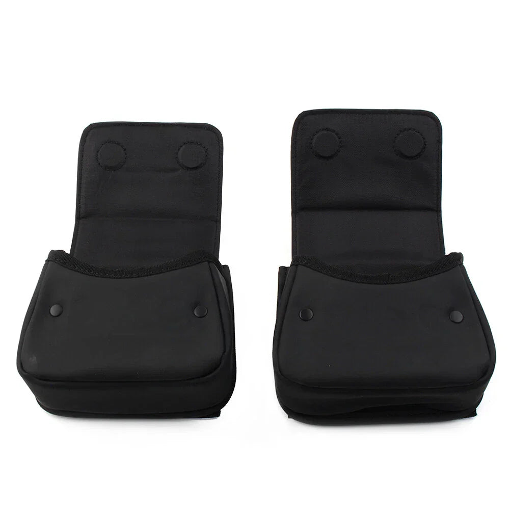 Black Fairing Lower Door Pocket Bags for Harley Touring (1996-2013)