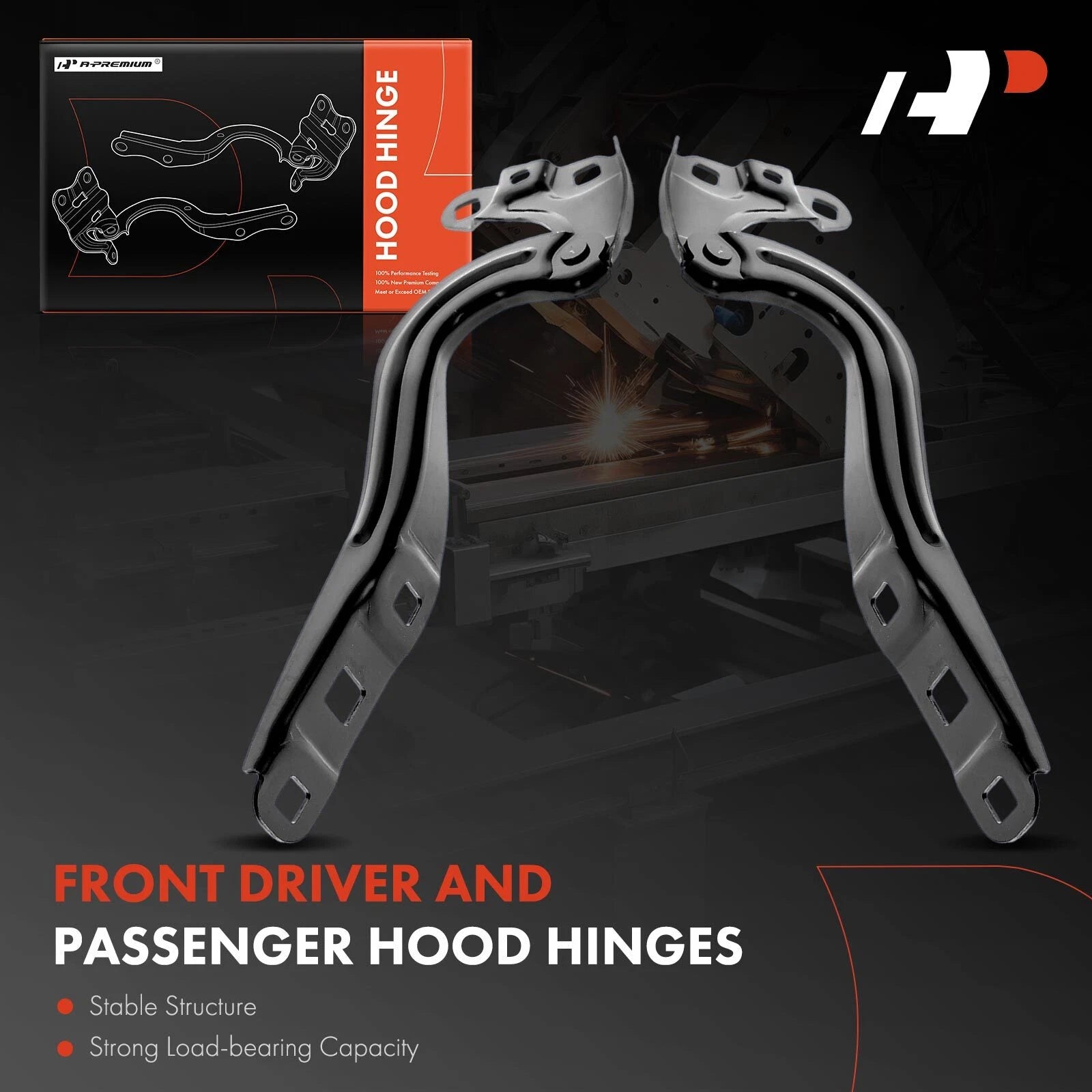 2X Hood Hinge for Chevrolet Equinox (2018–2023)