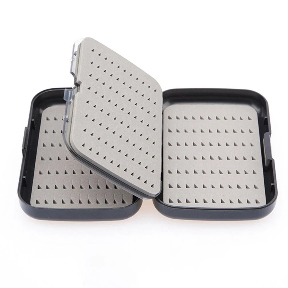 Double-sided waterproof fly fishing box for trout bass