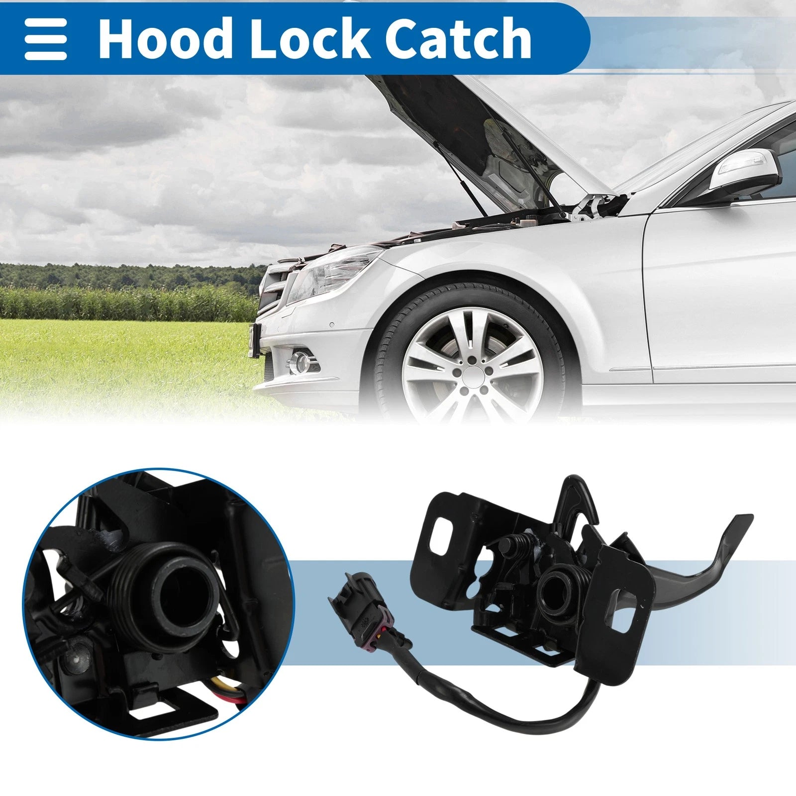Hood Latch Assembly for Chevrolet Silverado 1500 (2014–2018) No. 85574821