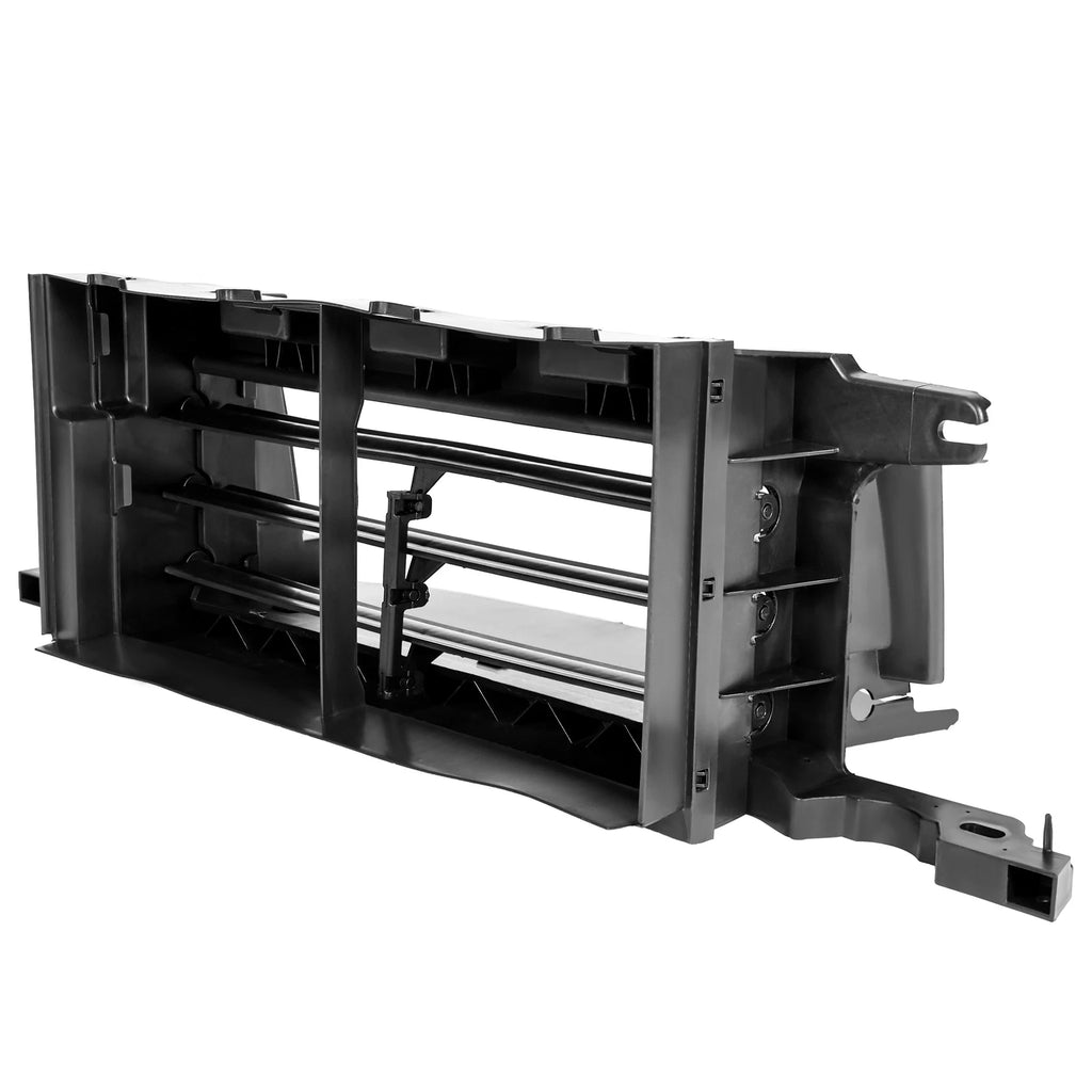 Lower Radiator Grille Air Shutter Assembly for Ford F-150 (2021–2025) Black