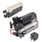 Air Suspension Compressor Pump + Valve Block for Mercedes W220 (1999-2006)