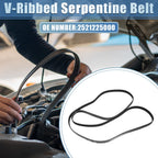 V-Ribbed Serpentine Drive Belt for Ford Mustang (2006–2010) No. 2521225000