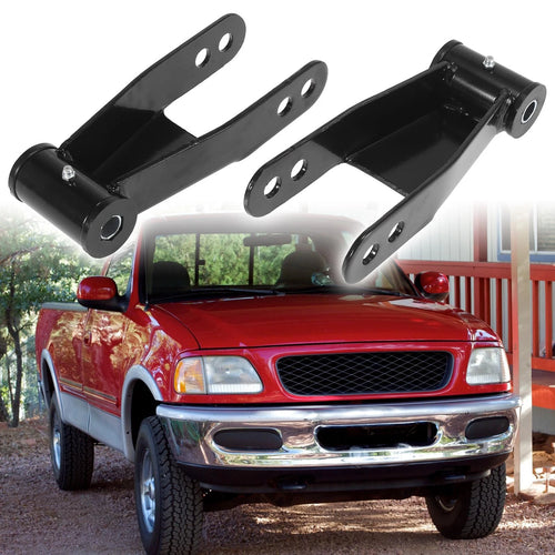 1 Pair Adjustable Drop Shackles for Ford F150 (2004–2023)