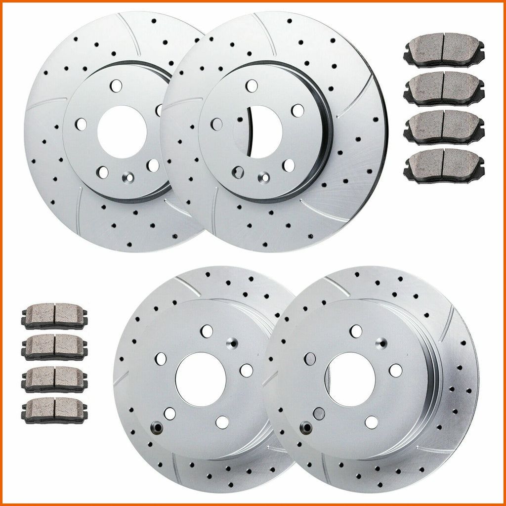 Brake Rotors and Pads Kit for Chevy Equinox Terrain (2010–2019)