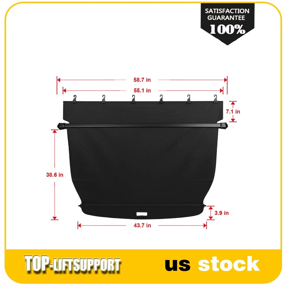 Retractable Rear Cargo Security Trunk Cover for Volvo XC90 (2006–2013)