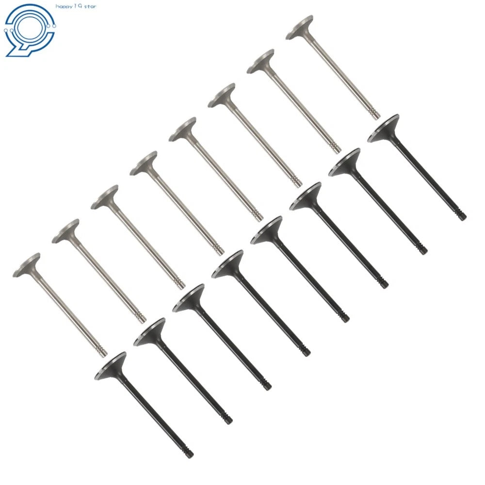 Set of 2 Intake Exhaust Engine Valves for GM ECOTEC 2.0 2.2 2.4