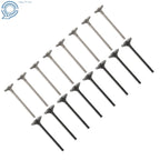 Set of 2 Intake Exhaust Engine Valves for GM ECOTEC 2.0 2.2 2.4