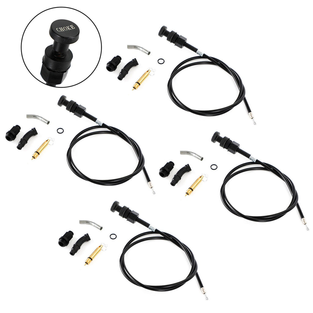 4X Carburetor Choke Cable Plunger Kit for Honda Rancher TRX350 (2000–2006)