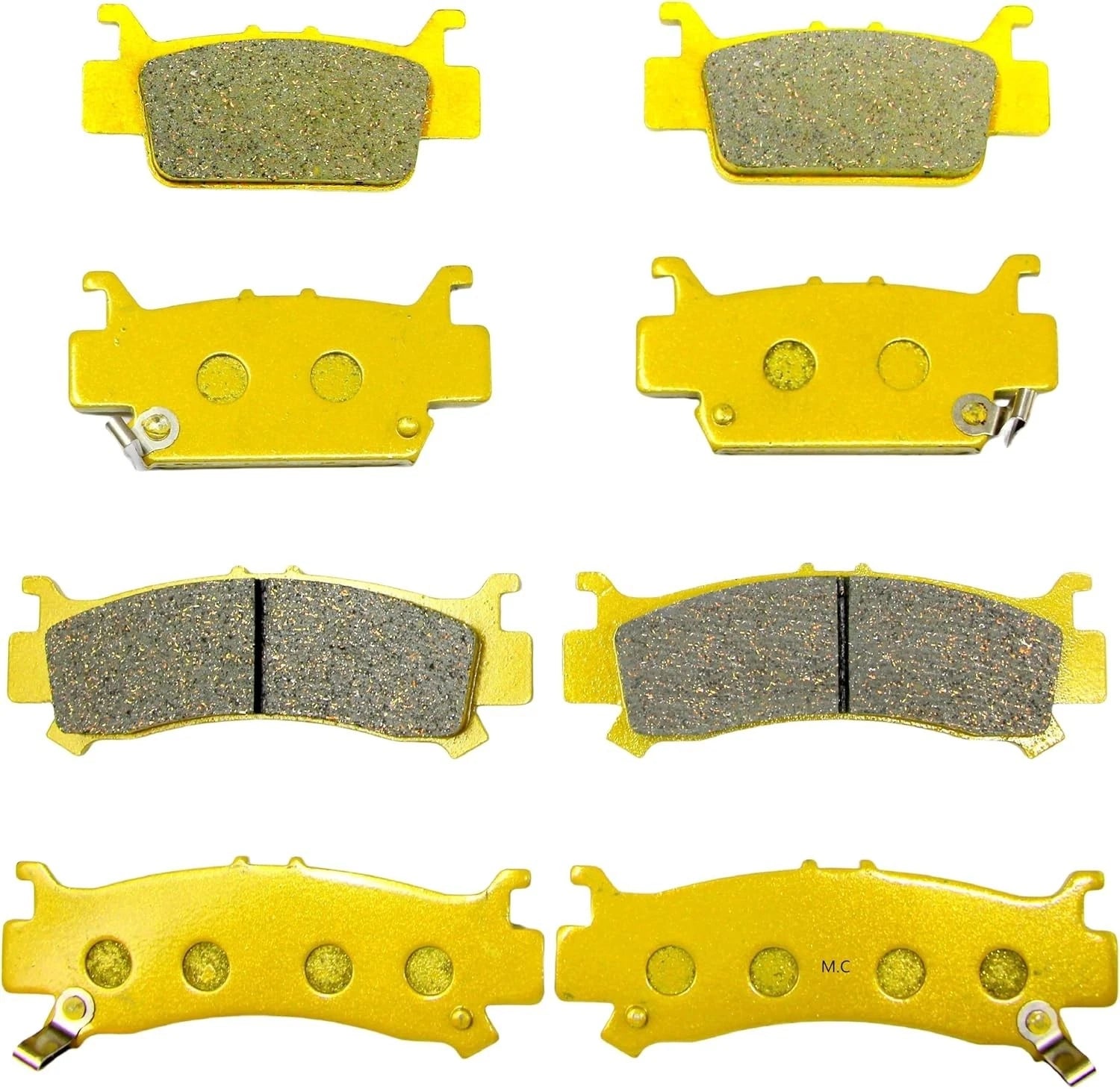 Front Rear Brake Pads for Honda Talon 1000 1000R 1000X 1000X-4 2019–2026