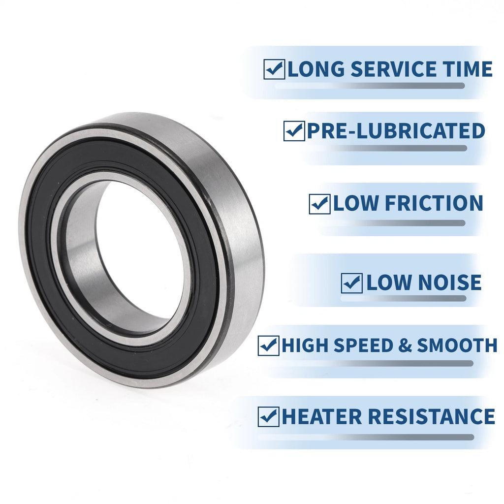 6007DDU Deep Groove Ball Bearing for Scooter Skateboard Wheel (35x62x14mm)