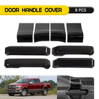Set of 8 Carbon Fiber Interior Door Handle Trim for Ford F150 (2015–2020)