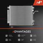 A/C Condenser with Bracket for Dodge Nitro Jeep Liberty (2008-2009)
