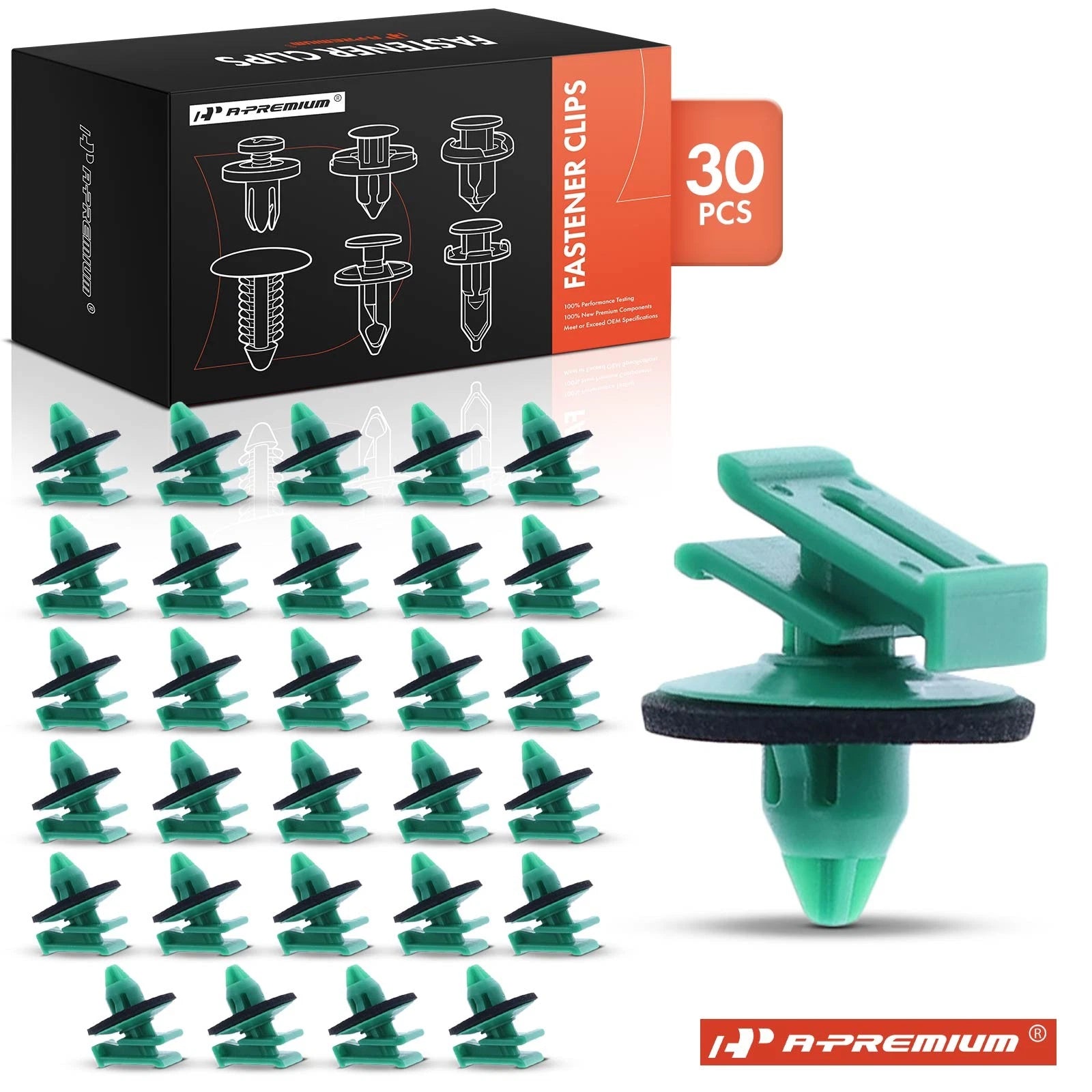 30x Nylon Rocker Panel Moulding Retainer Clip for Nissan 