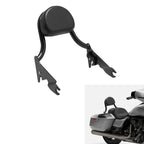 Black Backrest Sissy Bar Pad for Harley Touring Road Glide King (2009–2025)