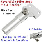 Aluminum Reversible Pilot Seat Pin with Bracket for Boston Whaler Montauk (1566280)