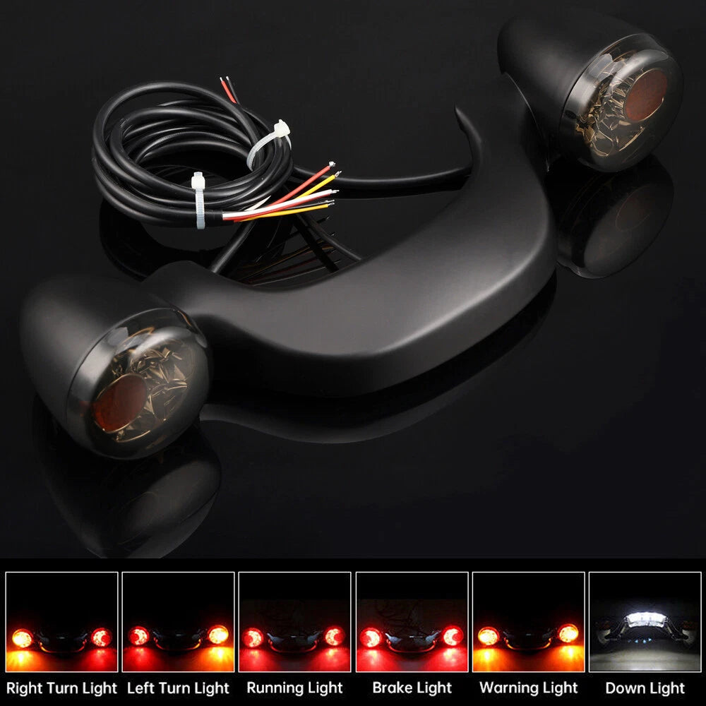 LED Turn Signal Tail Light Bar for Harley Road Street Glide (2010–2023)