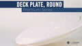 5" Round Inspection Deck Plate Hatch for Marine Applications