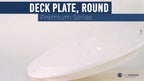 5" Round Inspection Deck Plate Hatch for Marine Applications