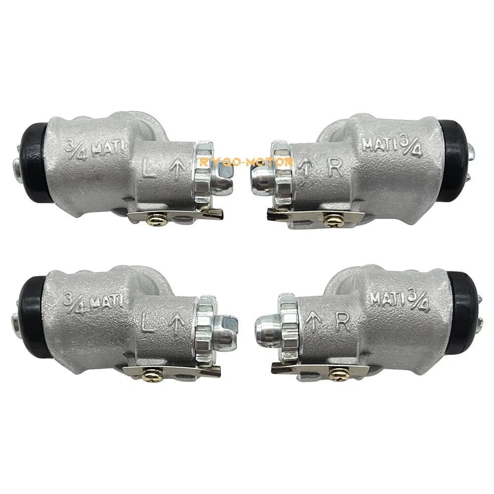 Set of 4 Front Brake Wheel Cylinders for Yamaha Kodiak 400 YFM400FW (1993–1998)