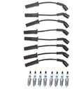 Pro Ignition Wire Set & 8 Iridium Spark Plugs for Chevy GMC V8
