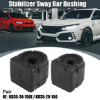 1 Pair Front Rear Stabilizer Sway Bar Bushing for Mazda (KD35-34-156E, KD35-28-156)