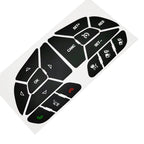 Steering Wheel Replacement Button Decal Sticker for Cherokee Commander