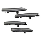 Set of 4 Clear LED Front Rear Side Marker Lights for Ford Mustang (2024–2025)