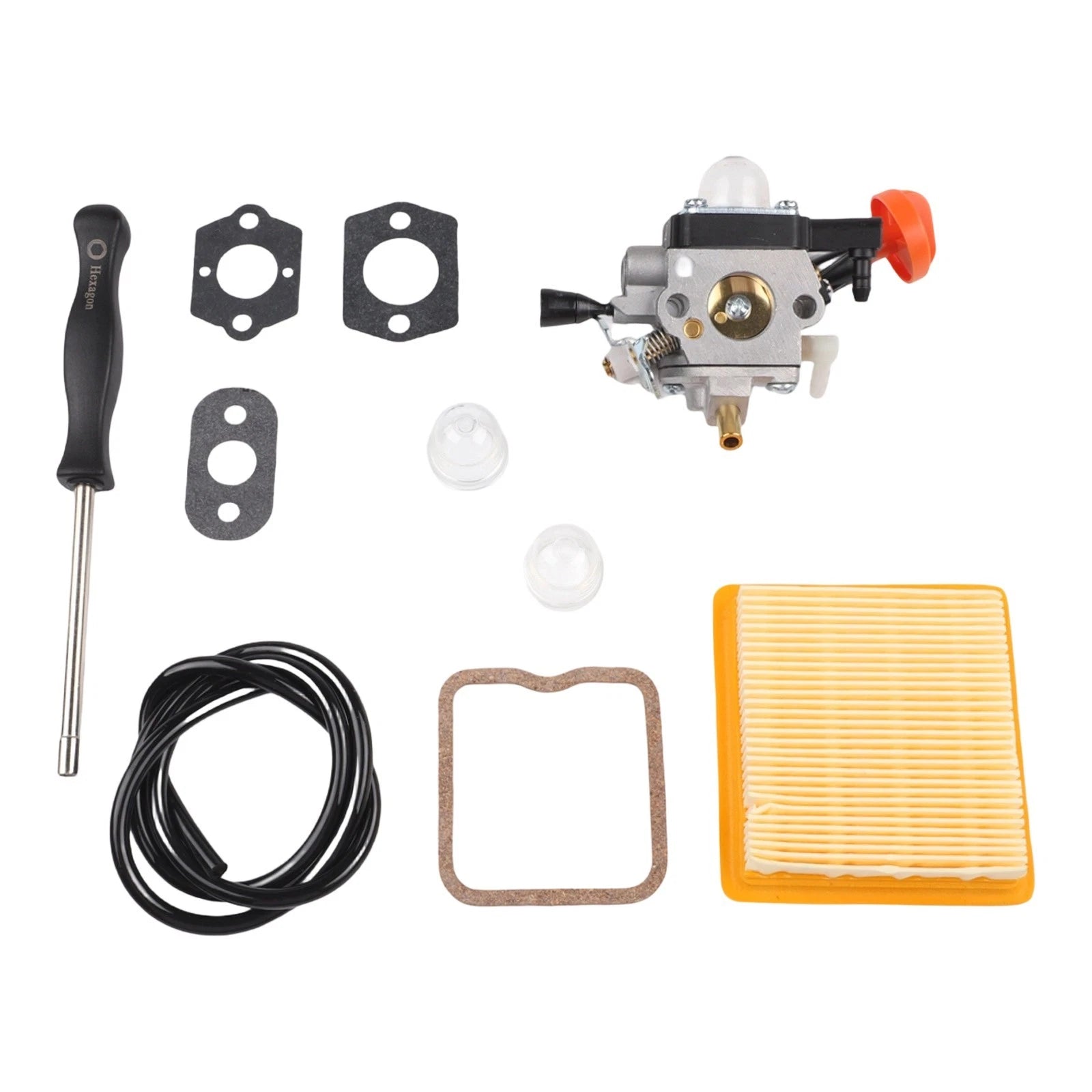 Carburetor Replacement Kit for FS131 FS311 KM131 (with Air Filter & Gaskets)