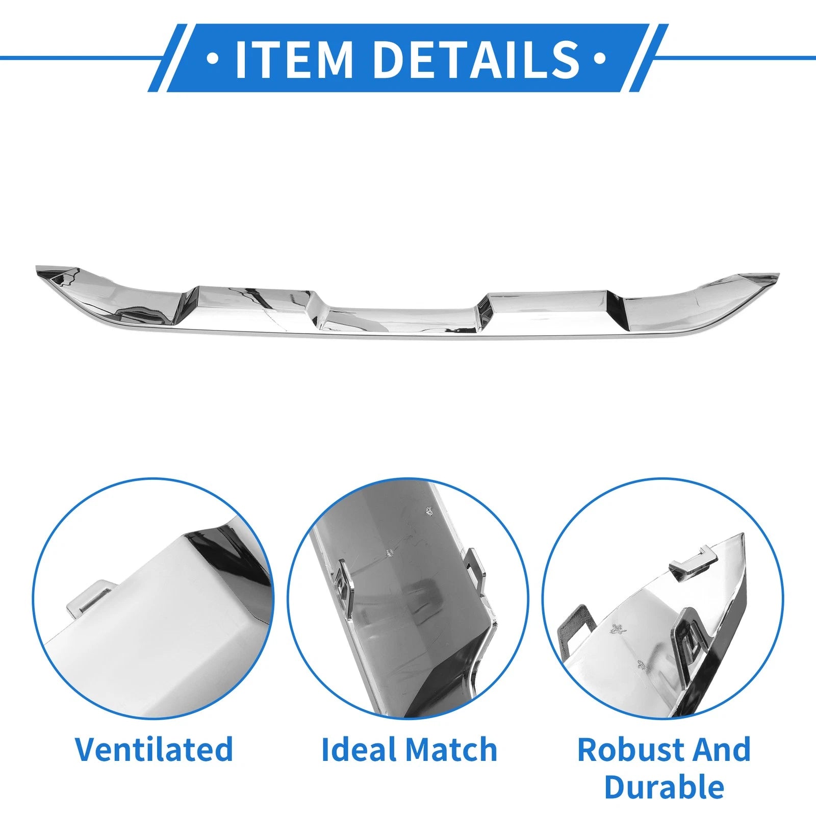 Rear Lower Center Bumper Grille Trim for Mercedes-Benz GLE350 (2016–2023)