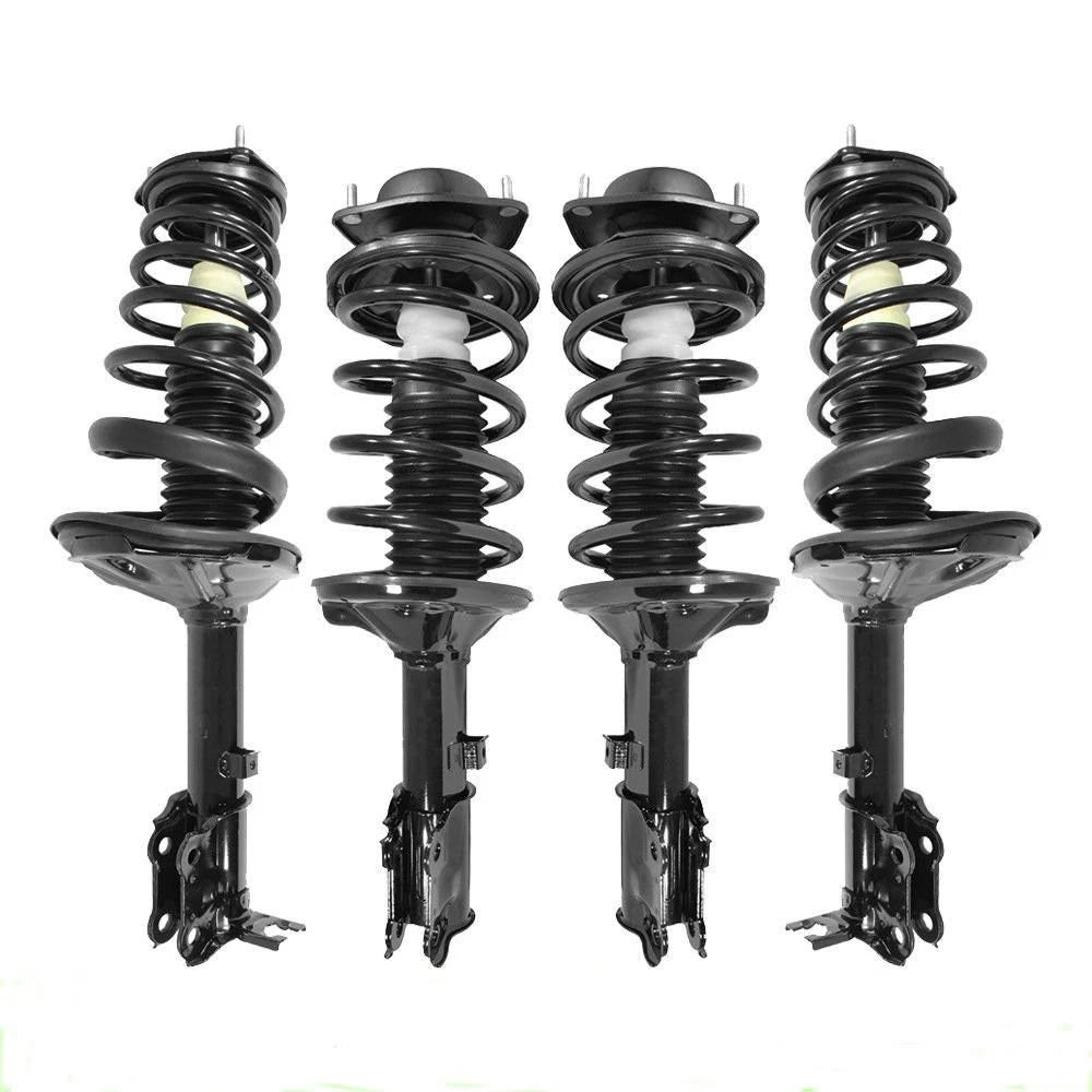 Set of 4 Complete Struts with Coil Springs for Hyundai Accent (2000–2005)