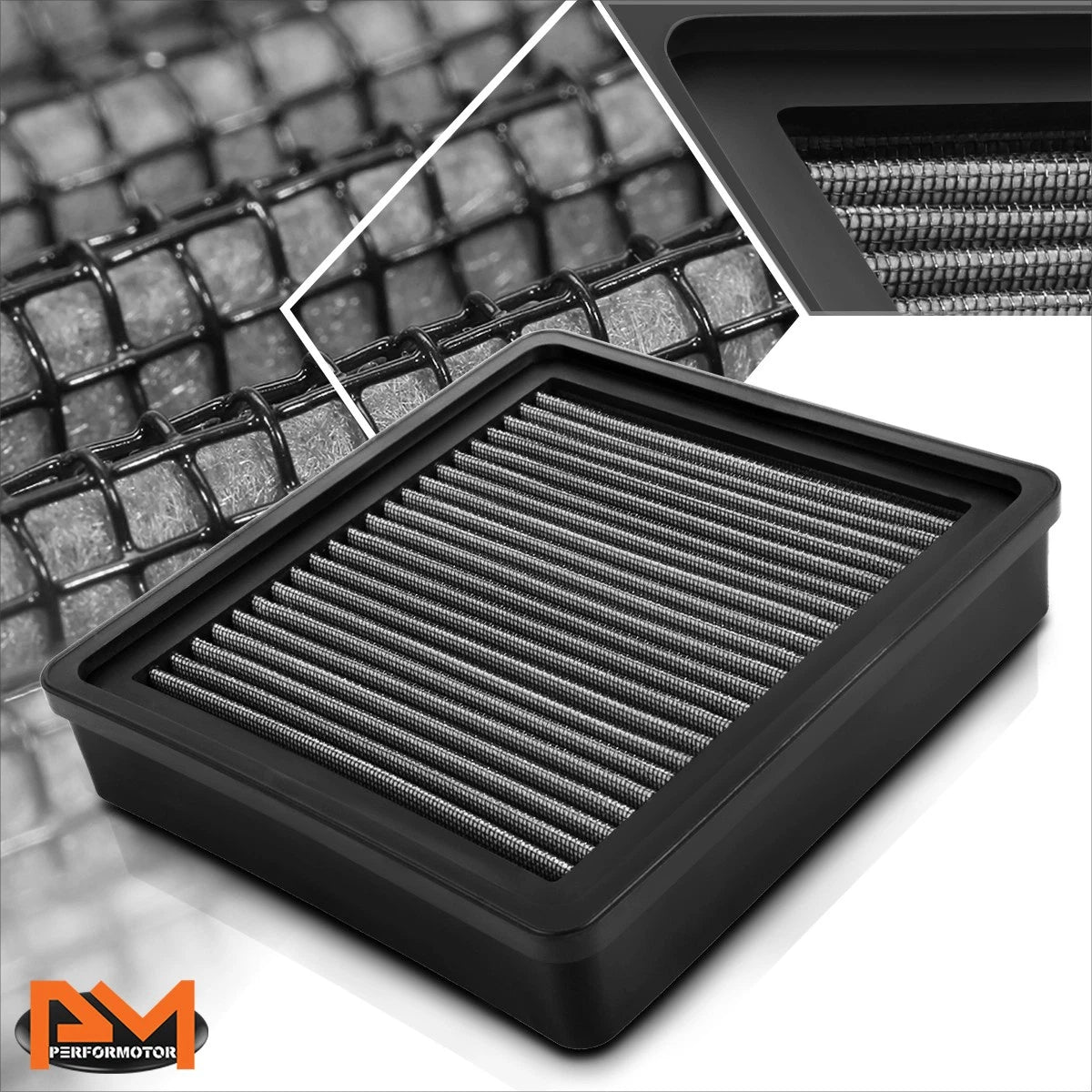 Reusable multilayer high flow air filter for Mitsubishi Mirage/Summit (1993–1996)